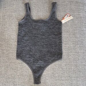 Colsie Charcoal Sleeveless Bodysuit
